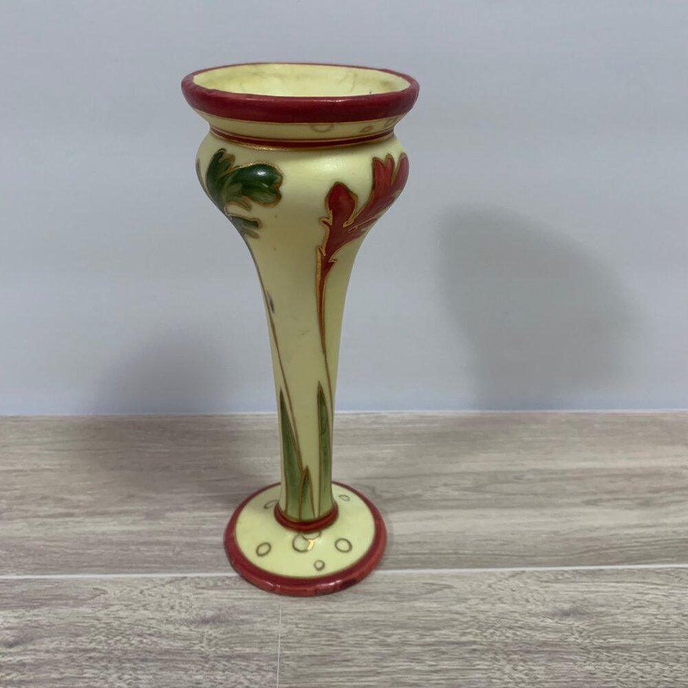 Vintage Royal Dux Austria Floral Small Bud Vase
